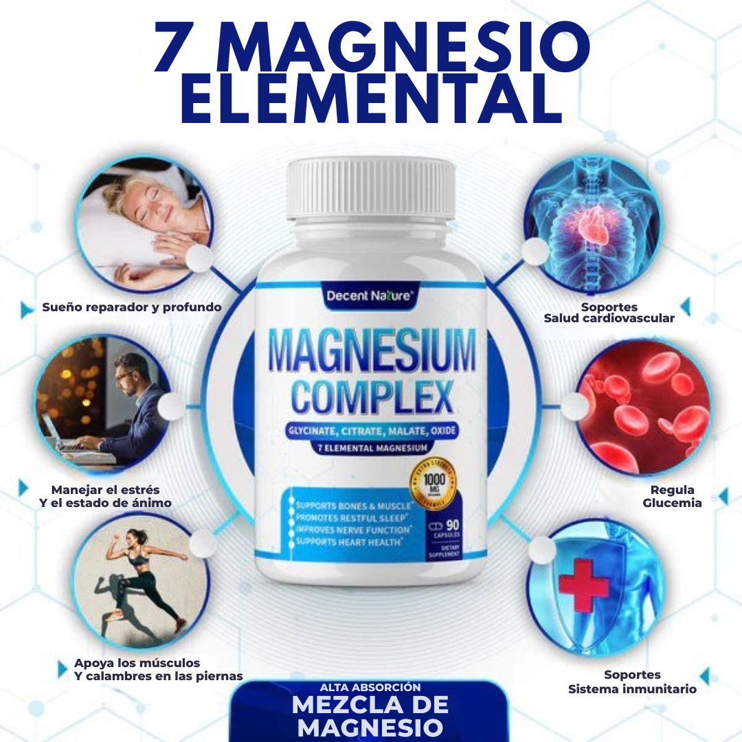 Complejo De Magnesio™ | Adiós hinchazón. Bienvenida Tu Mejor Versión